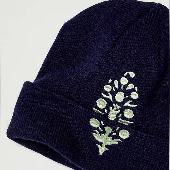 FP Movement Iconic Buti Beanie - Navy/Mint - Picture 2 of 4